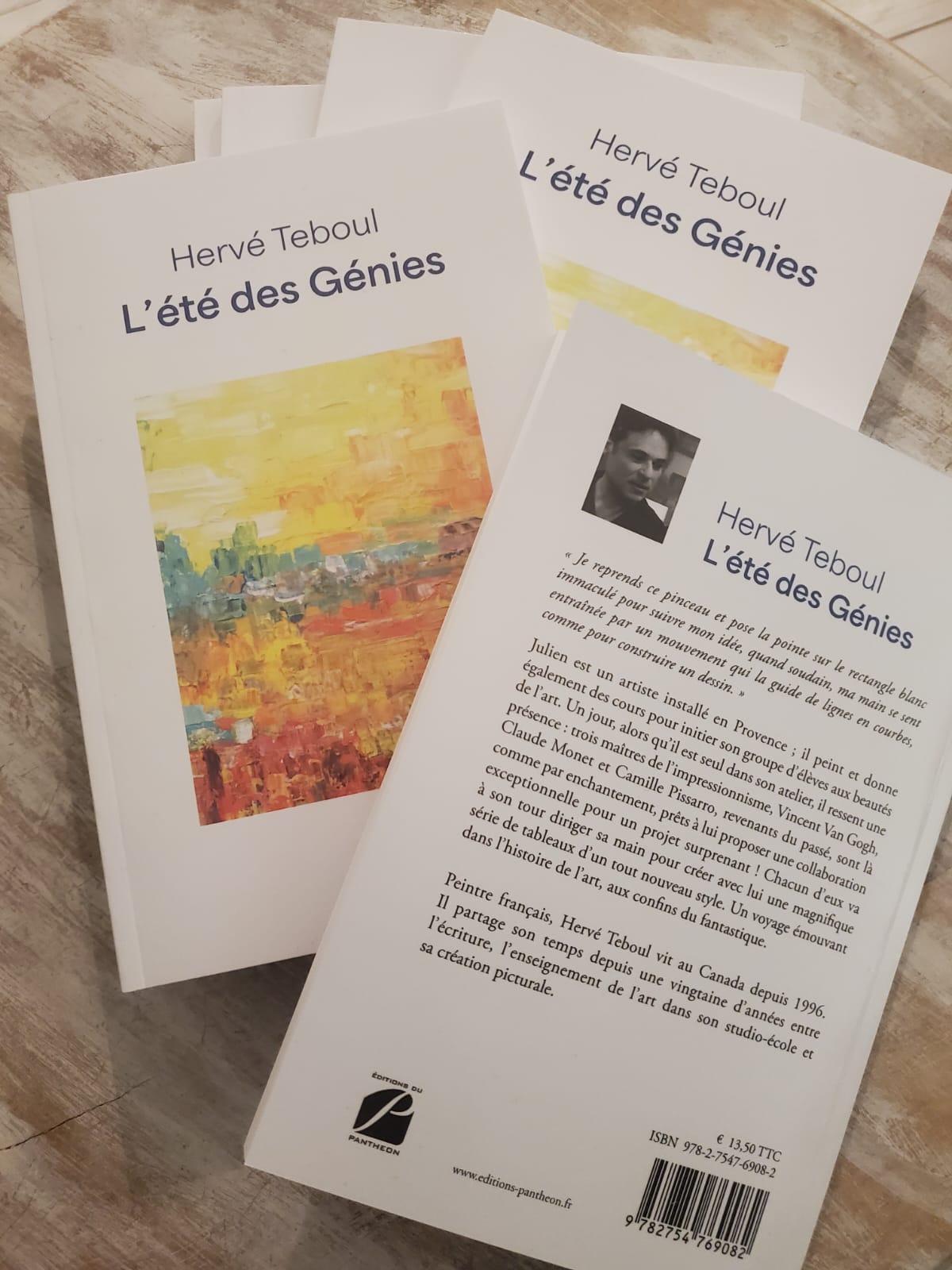 Book cover — L'été des Génies
